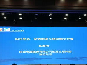 阳光电源 一站式能源互联网解决方案引领新能源发电与储能系统革新